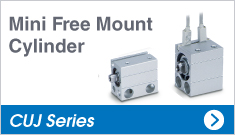 Mini Free Mount Cylinder CUJ Series