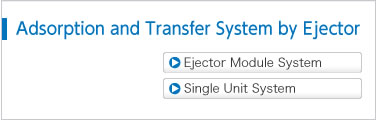 Adsorption and Transfer System by Ejector
